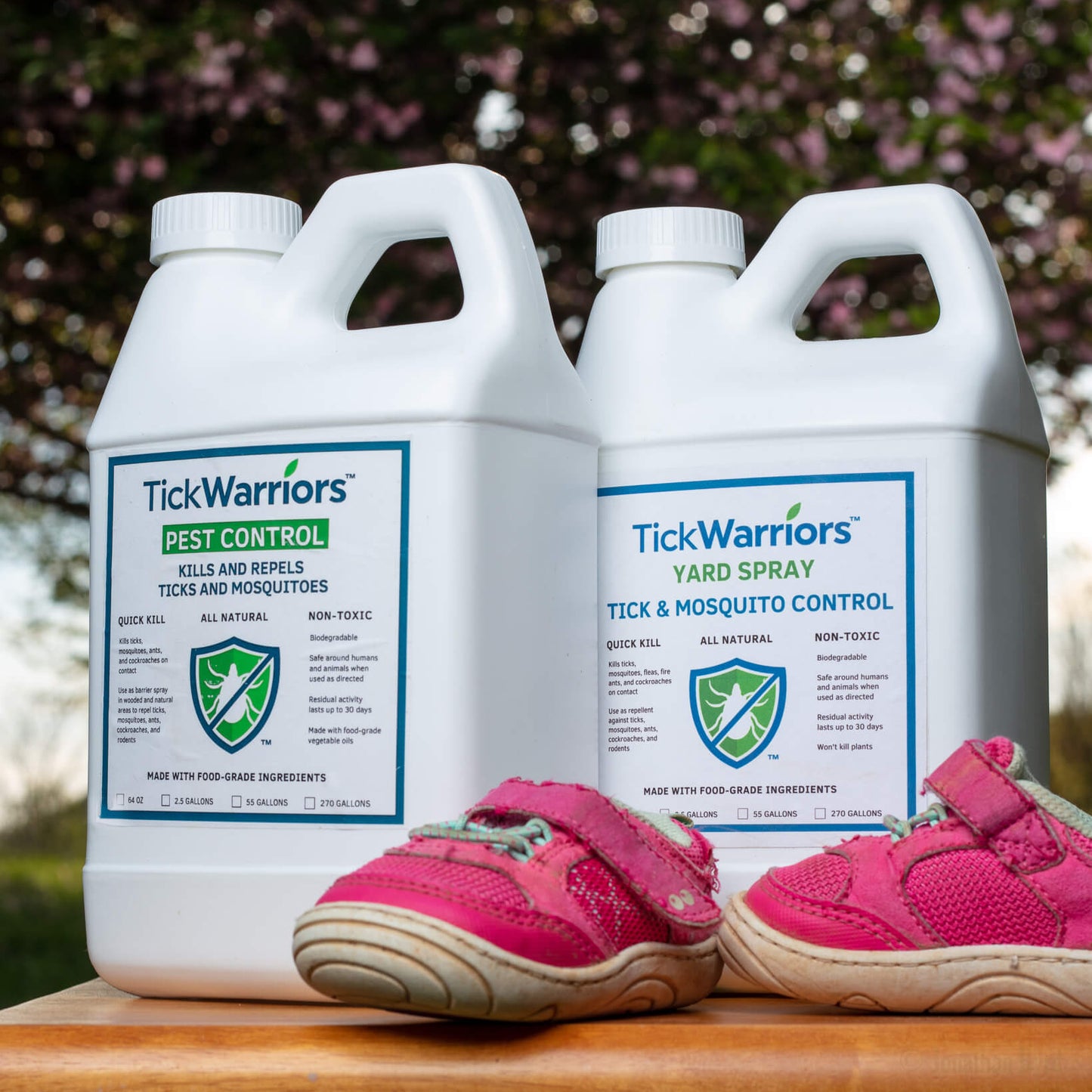 TickWarriors Yard Products - 64oz Bundle