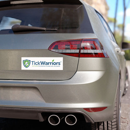 TickWarriors Logo Car Bumper Sticker Magnet