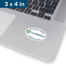 Load image into Gallery viewer, TickWarriors Safe. Natural. Effective Sticker
