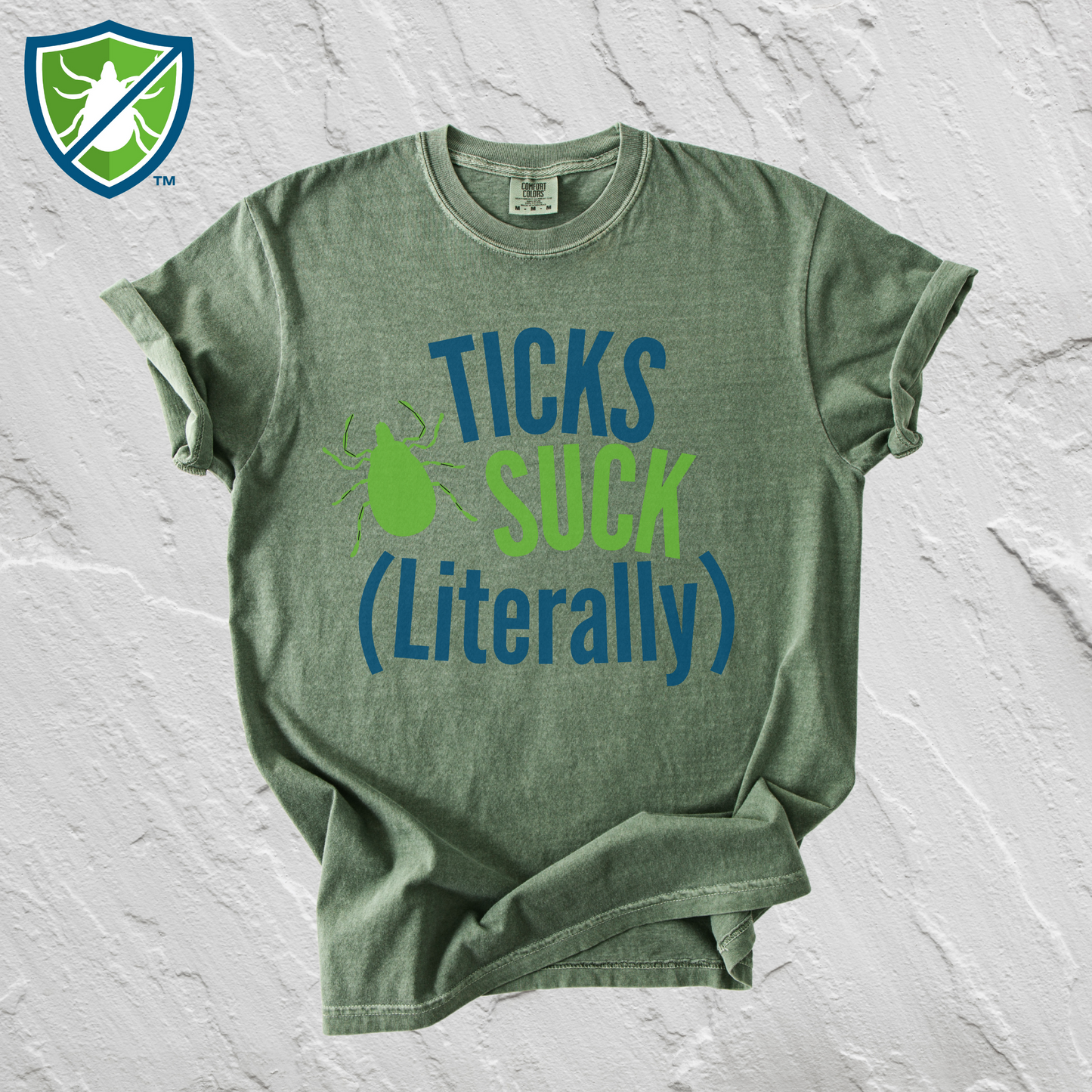 Ticks Suck (Literally) Shirt - TickWarriors Tee