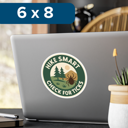 Hike Smart Check for Ticks Sticker