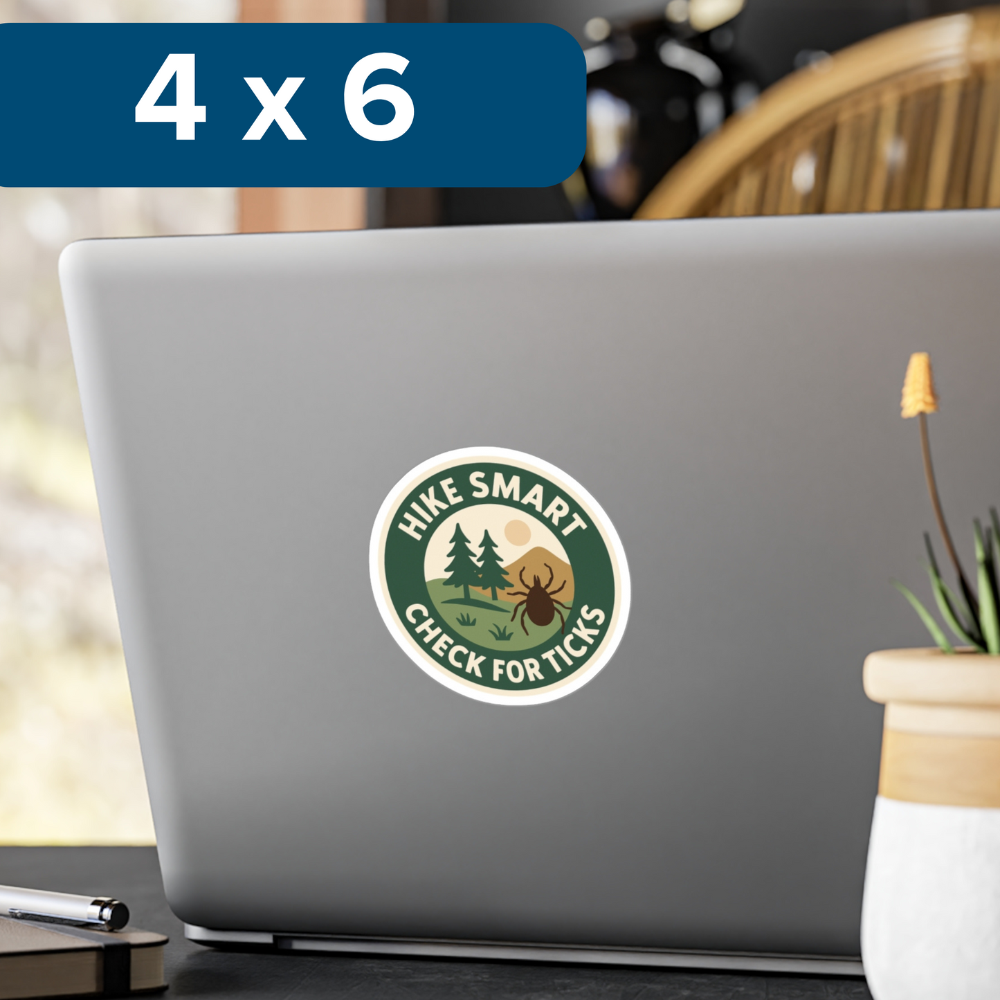 Hike Smart Check for Ticks Sticker