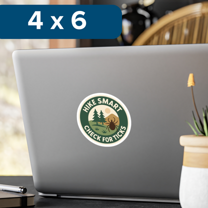 Hike Smart Check for Ticks Sticker