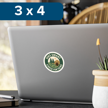 Hike Smart Check for Ticks Sticker