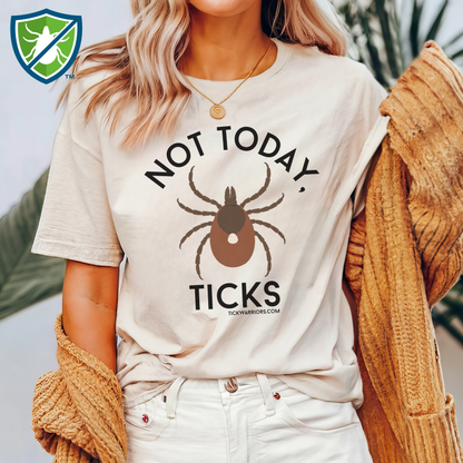 Organic Cotton and Recycled Polyester Minimalist Not Today Ticks T-Shirt