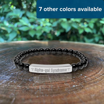 Alpha-gal Syndrome Alert Bracelet
