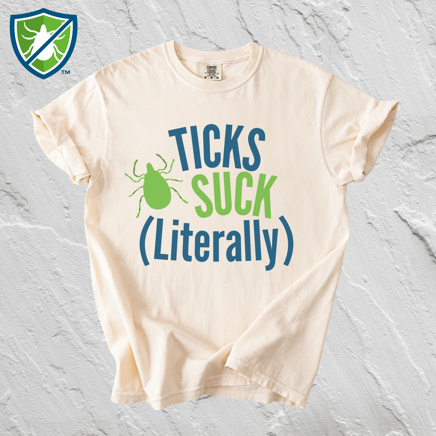 Ticks Suck (Literally) Shirt - TickWarriors Tee