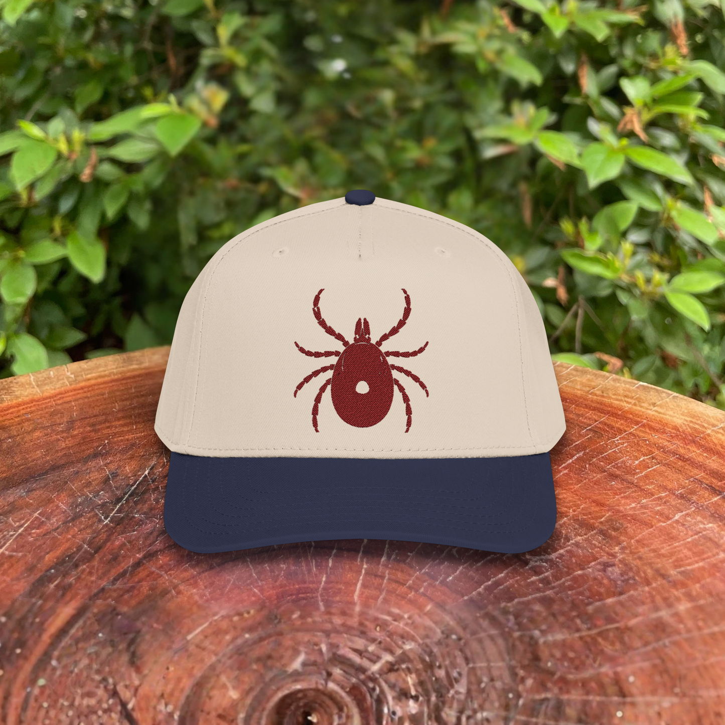 Tick Embroidered Baseball Cap