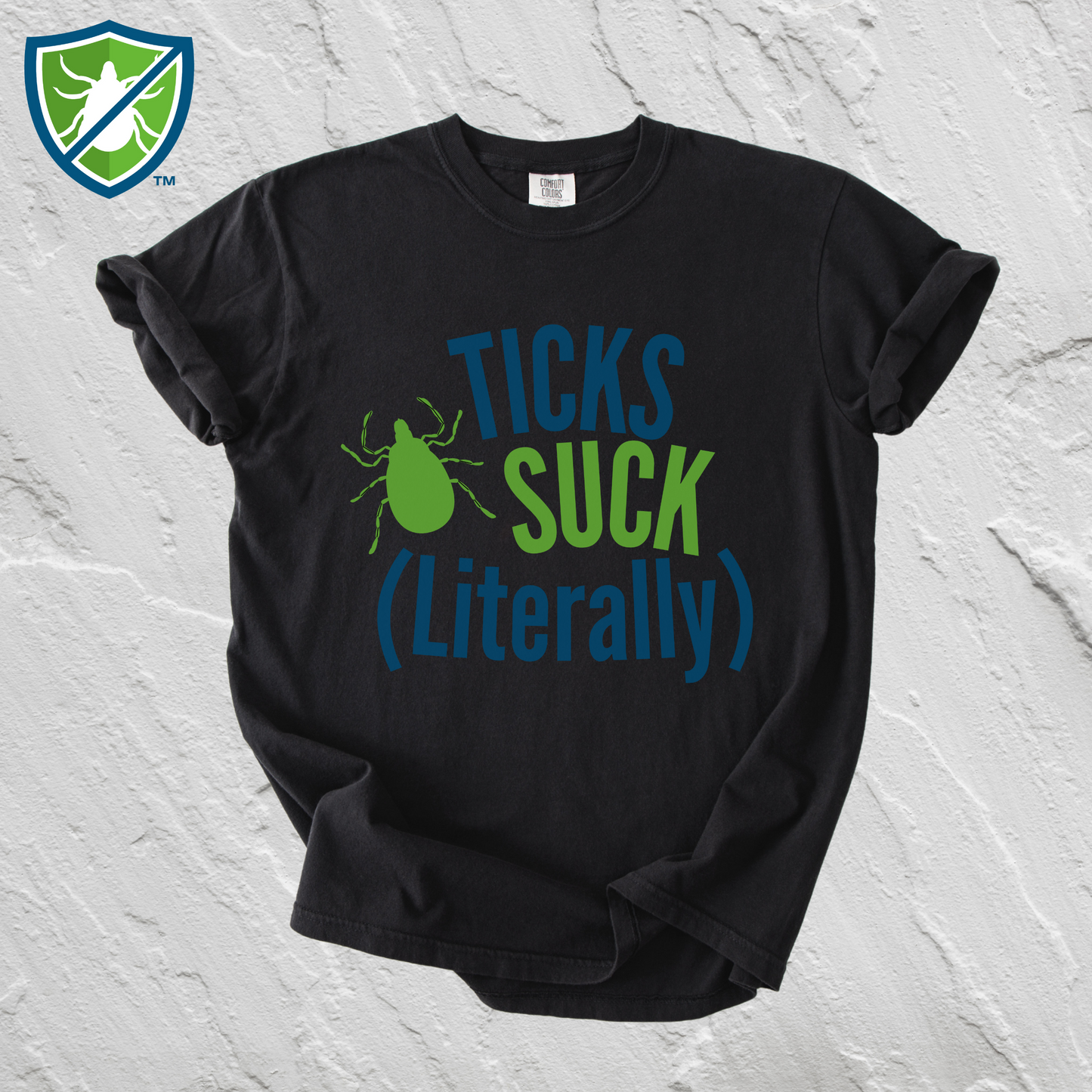 Ticks Suck (Literally) Shirt - TickWarriors Tee