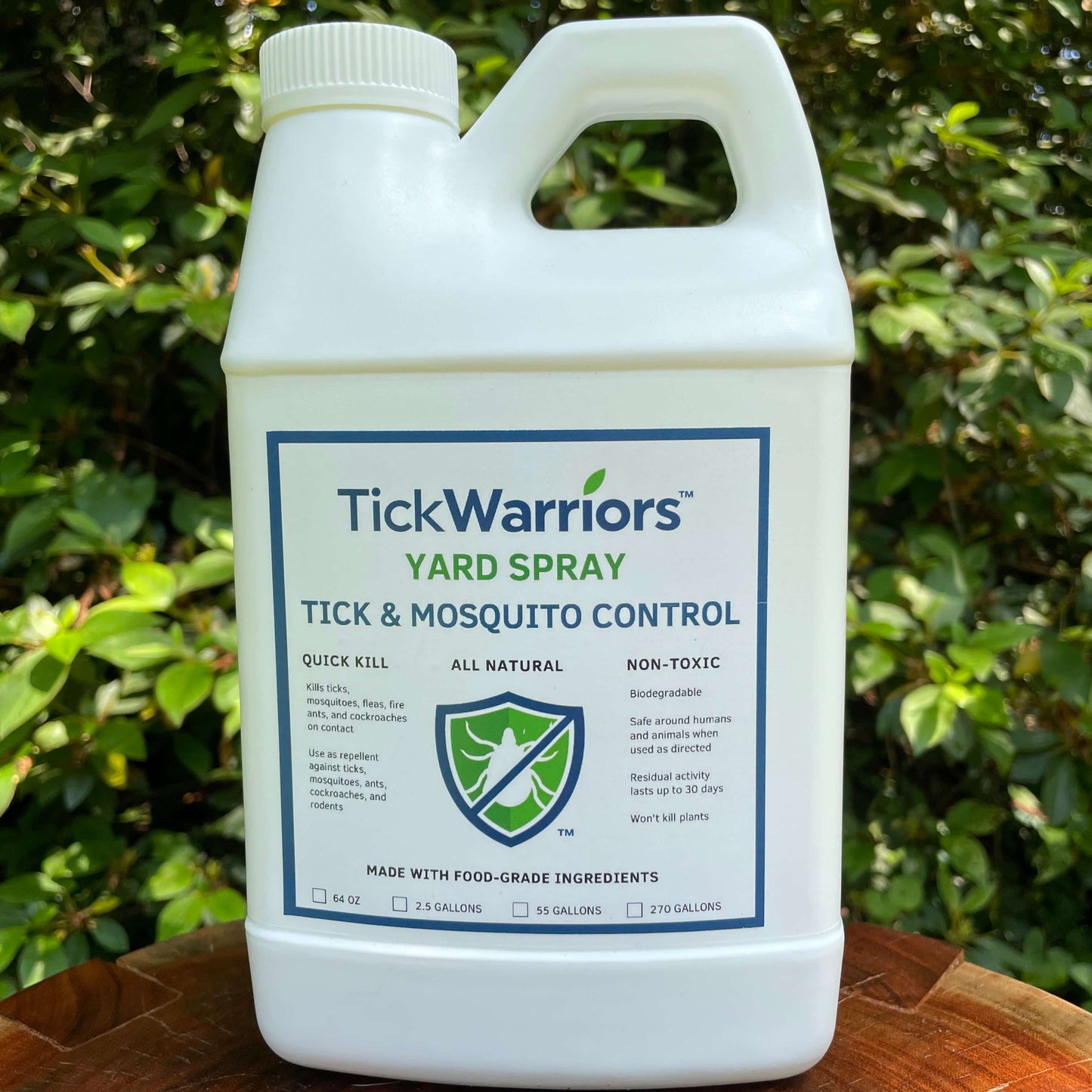 TickWarriors™  All-Natural Yard Spray 64oz