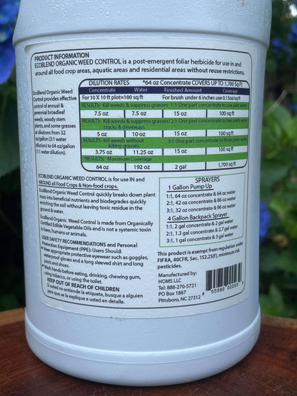EcoBlend™ Weed & Grass Burndown (OMRI) 64oz