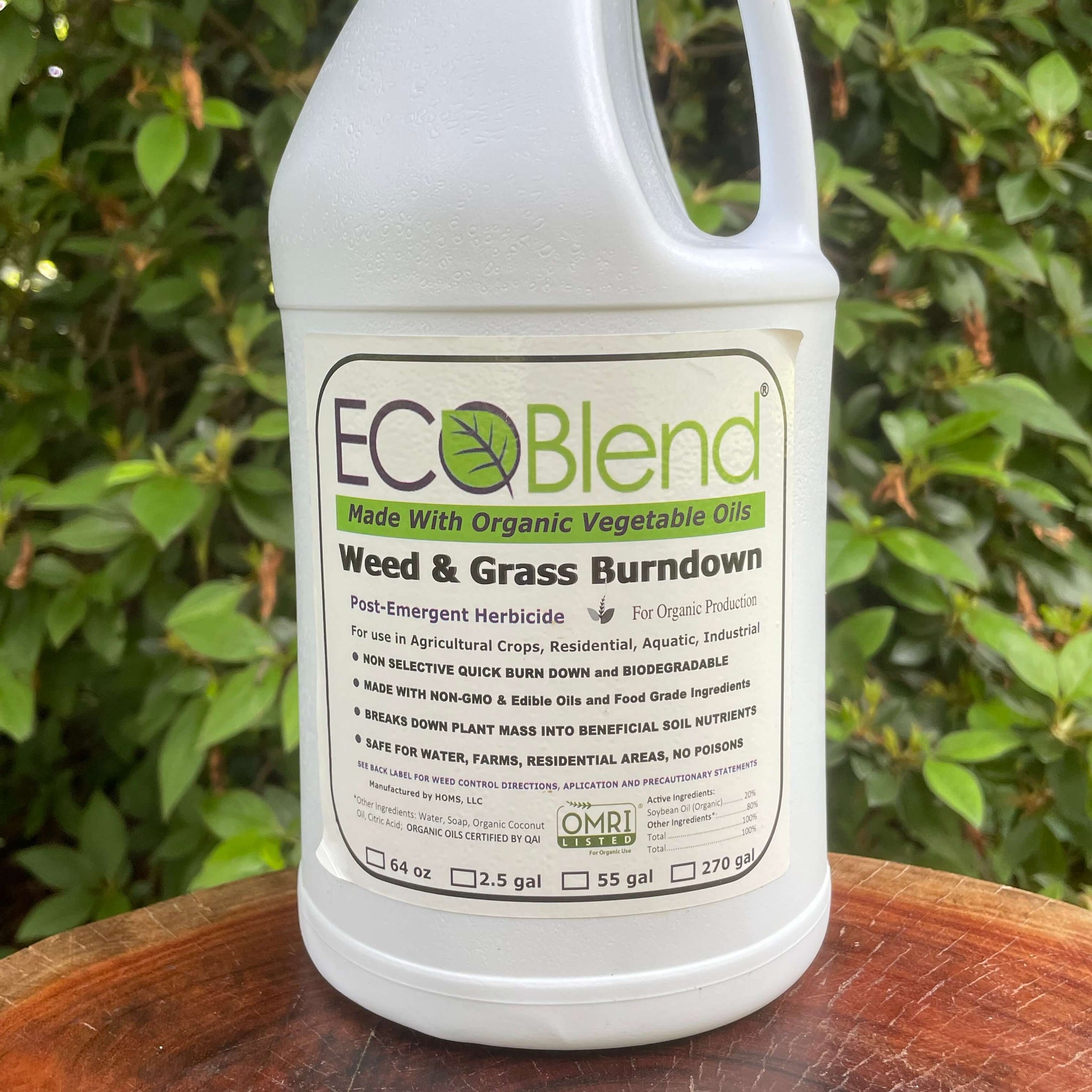 burndown herbicide EcoBlend™ Weed & Grass Burndown (OMRI) 64oz