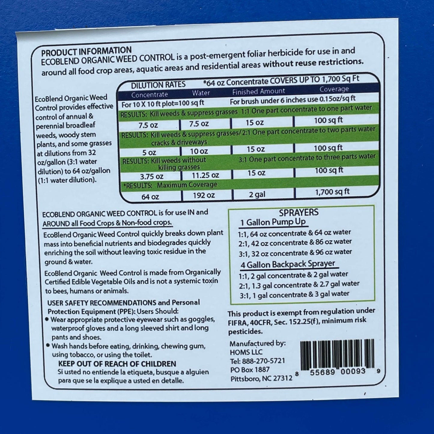 EcoBlend™ Weed & Grass Burndown (OMRI) (2.5g)