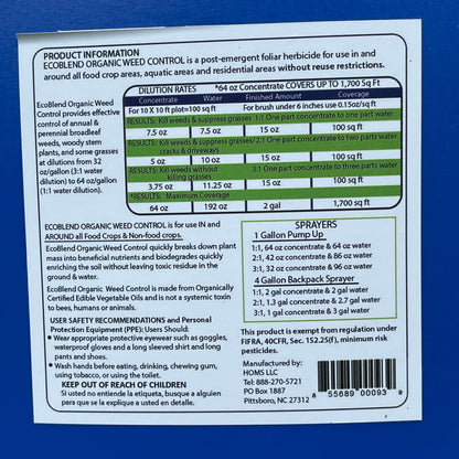 EcoBlend™ Weed & Grass Burndown (OMRI) (2.5g)