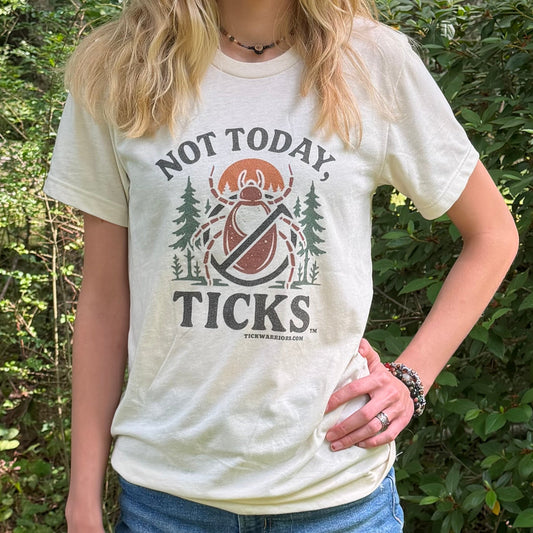 Organic Cotton and Recycled Polyester Not Today Ticks T-Shirt