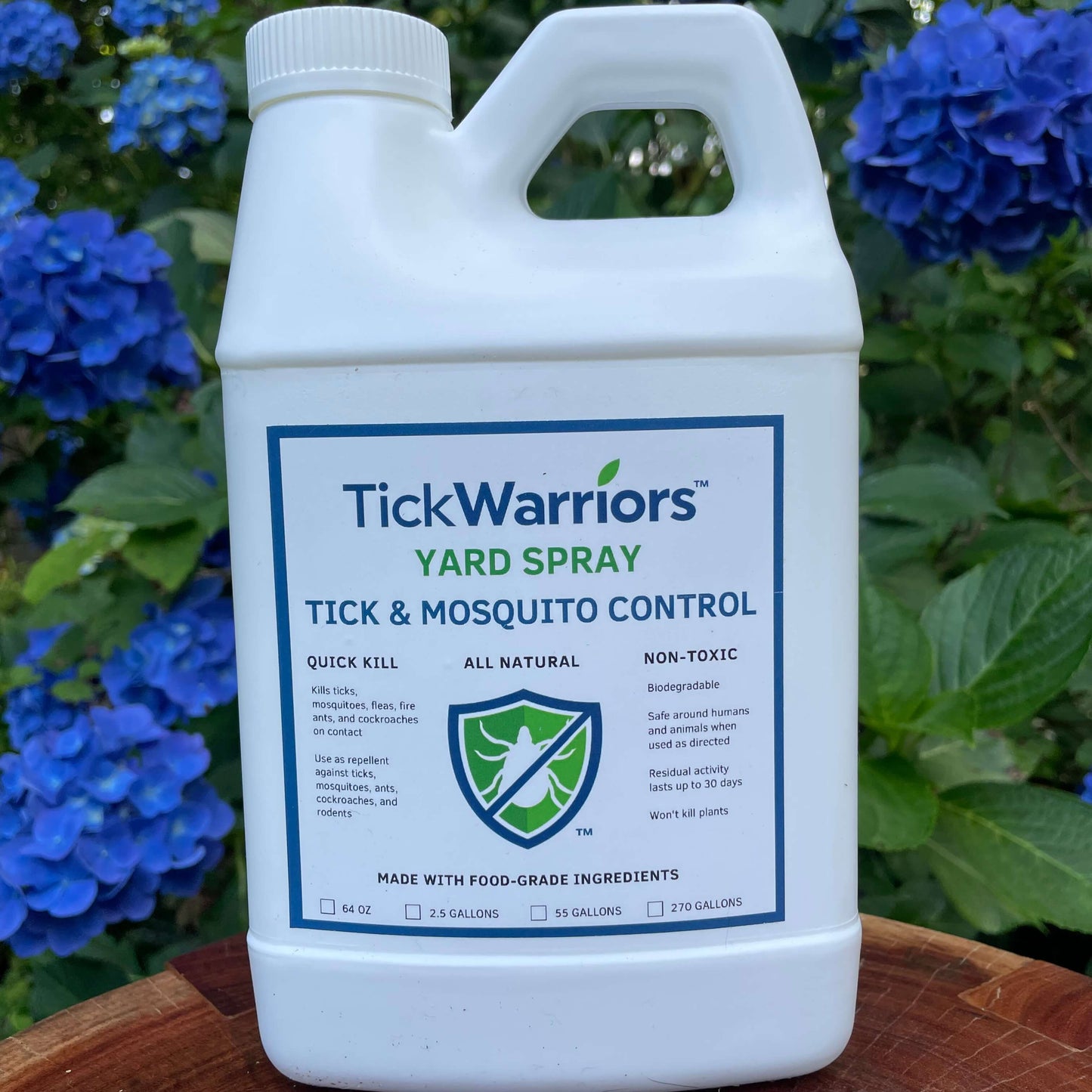 TickWarriors™  All-Natural Yard Spray 64oz